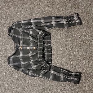 Long Sleeve Flannel Pattern Shirt